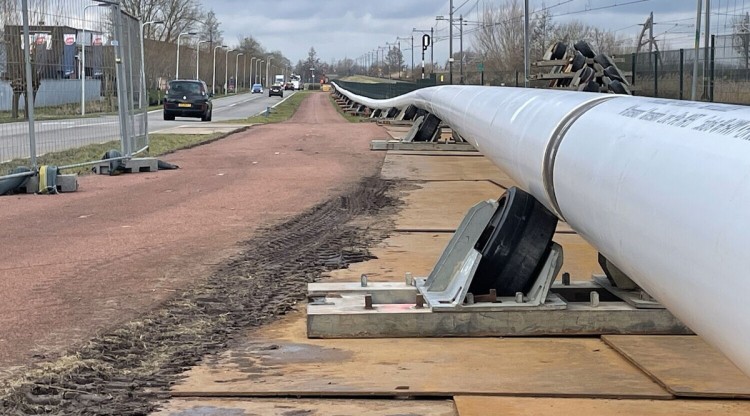 Boring onder de Merwede brengt duurzame warmte naar Sliedrecht