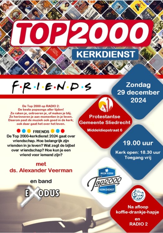 Top 2000 dienst in Protestantse Gemeente Sliedrecht