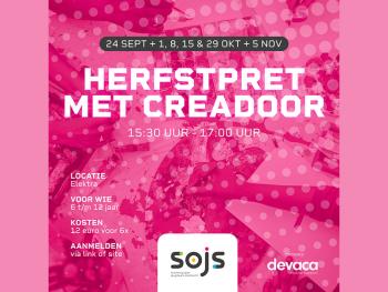 Start Herfstpret met CreaDoor (6-12 jaar)