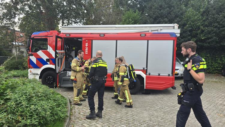 Brandweer rukt uit voor rookontwikkeling bij woning aan Geulstraat