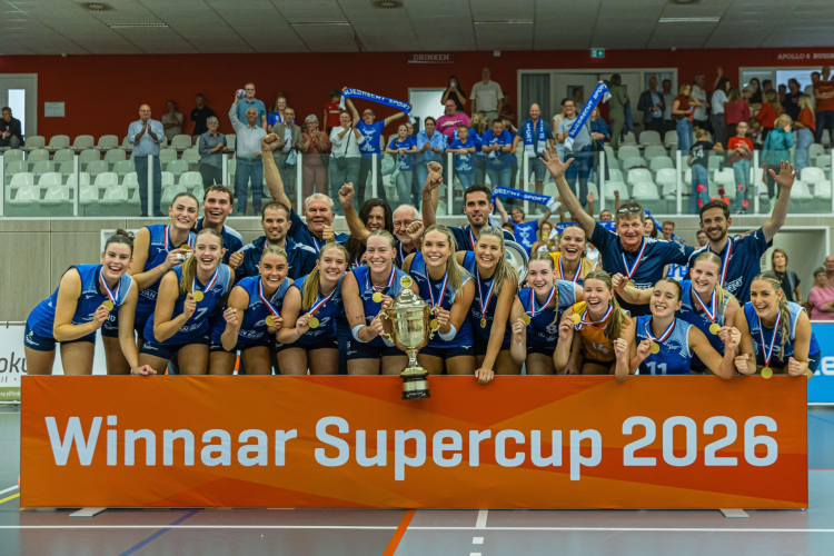 Dames 1 Sliedrecht Sport wint voor zevende keer in historie de Supercup