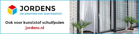 Kunststof schuifpuien van Jordens