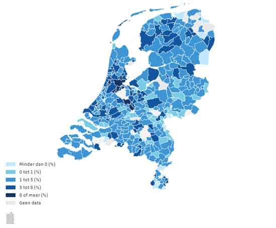 Gemiddelde WOZ-waarde van Sliedrechtse woningen is met 2,3% gestegen ten opzichte van vorig jaar