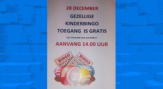 Kinderbingo op de kinderboerderij