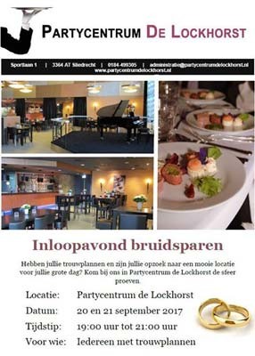 Inloopavonden voor bruidsparen