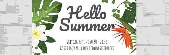 Summerparty voor (12-16 jaar) 