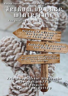 Winterfair Kringloopwinkel Sliedrecht