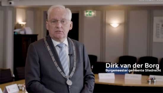 Welkom burgemeester Van der Borg