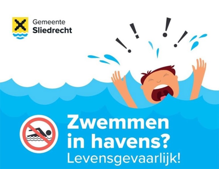 Zwemmen in de haven? Levensgevaarlijk