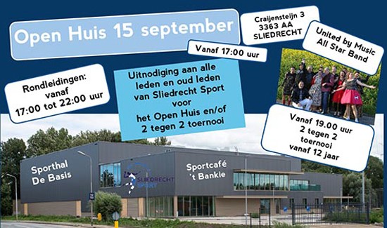 Opening nieuwe sporthal De Basis aan de Benedenveer