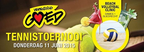 Tennissen en beachvolleyballen voor GOEDE doelen bij SLTC