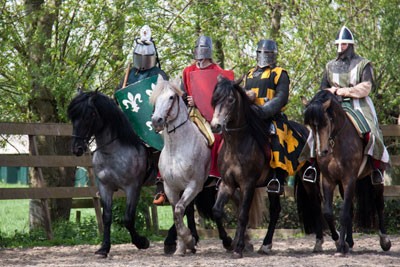 Voor het eerst in de geschiedenis een Riddertoernooi in ons Baggerdorp