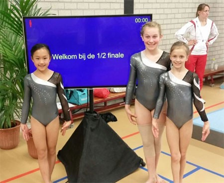 Synergos-turnsters draaien goed mee op een hoger niveau