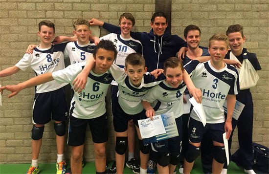 Jongens B2 Sliedrecht Sport in laatste wedstrijd kampioen