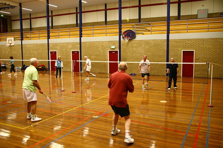55+ Badminton in De Valk