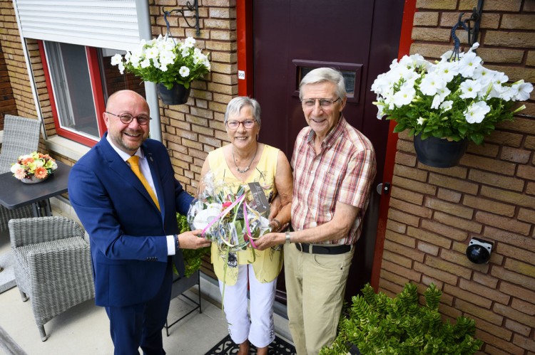 50-jarig huwelijksjubileum echtpaar Kros