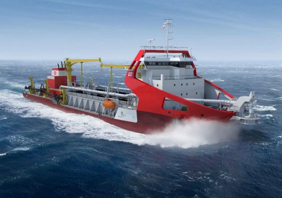 IHC Dredging ondertekent contract voor ontwerp, engineering en equipment van sleephopperzuiger voor DCI